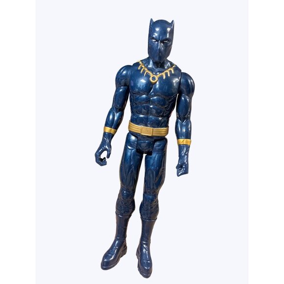 Marvel Black Panther Collectible Action Figure With Gold Colored Accents - Picture 1 of 10
